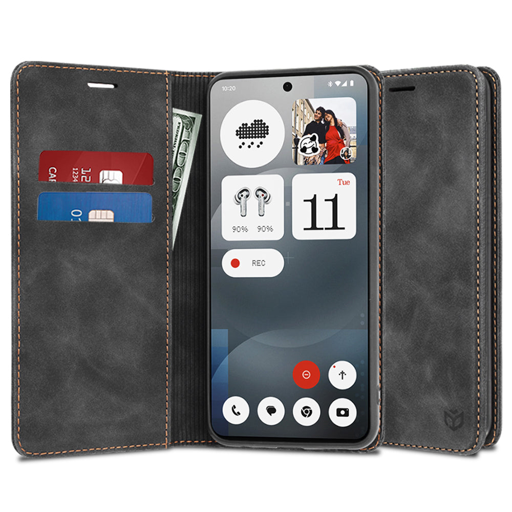 Husa pentru Nothing Phone (3a), Techsuit, Confy, Neagra