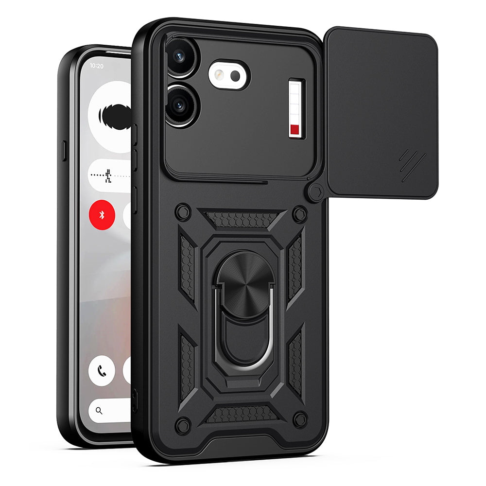 Husa pentru Nothing Phone (4b), Techsuit, CamShield, Neagra