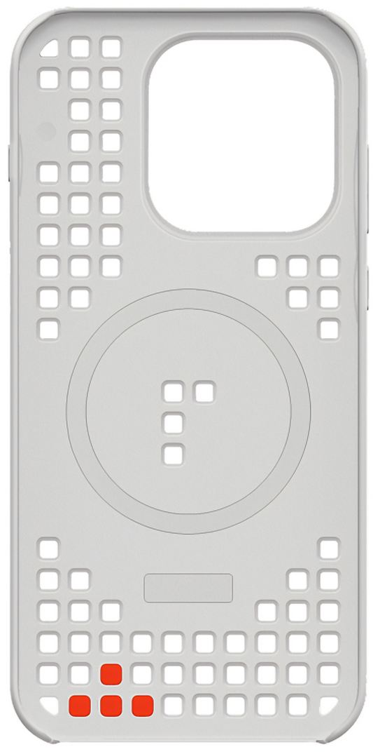 Husa pentru OnePlus 15, Hole Pattern Magnetic, Gri, Resigilata 5431102022