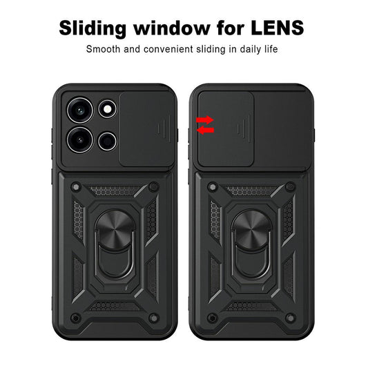 Husa pentru OnePlus Nord 6, Techsuit, CamShield, Neagra