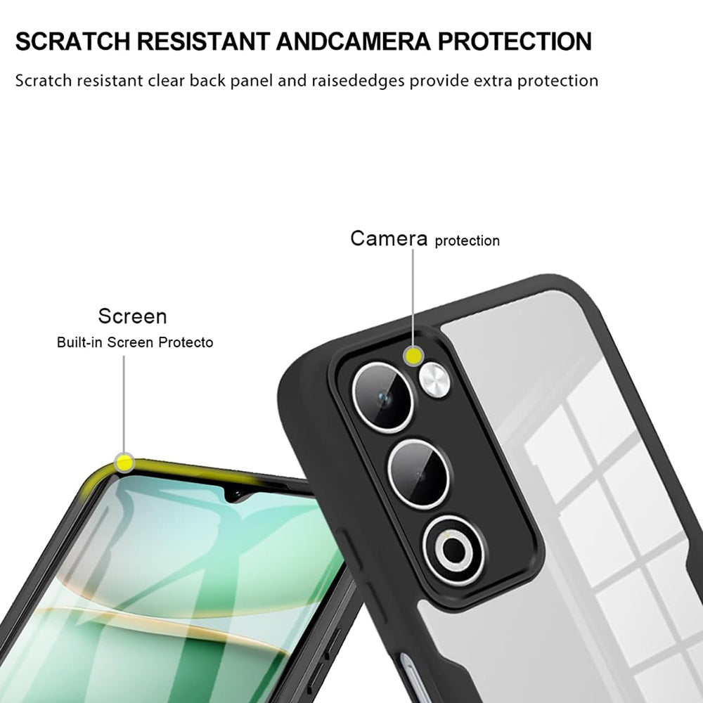 Husa pentru Oppo A5 4G / A5 5G, Techsuit, ColorVerse 360, Albastra