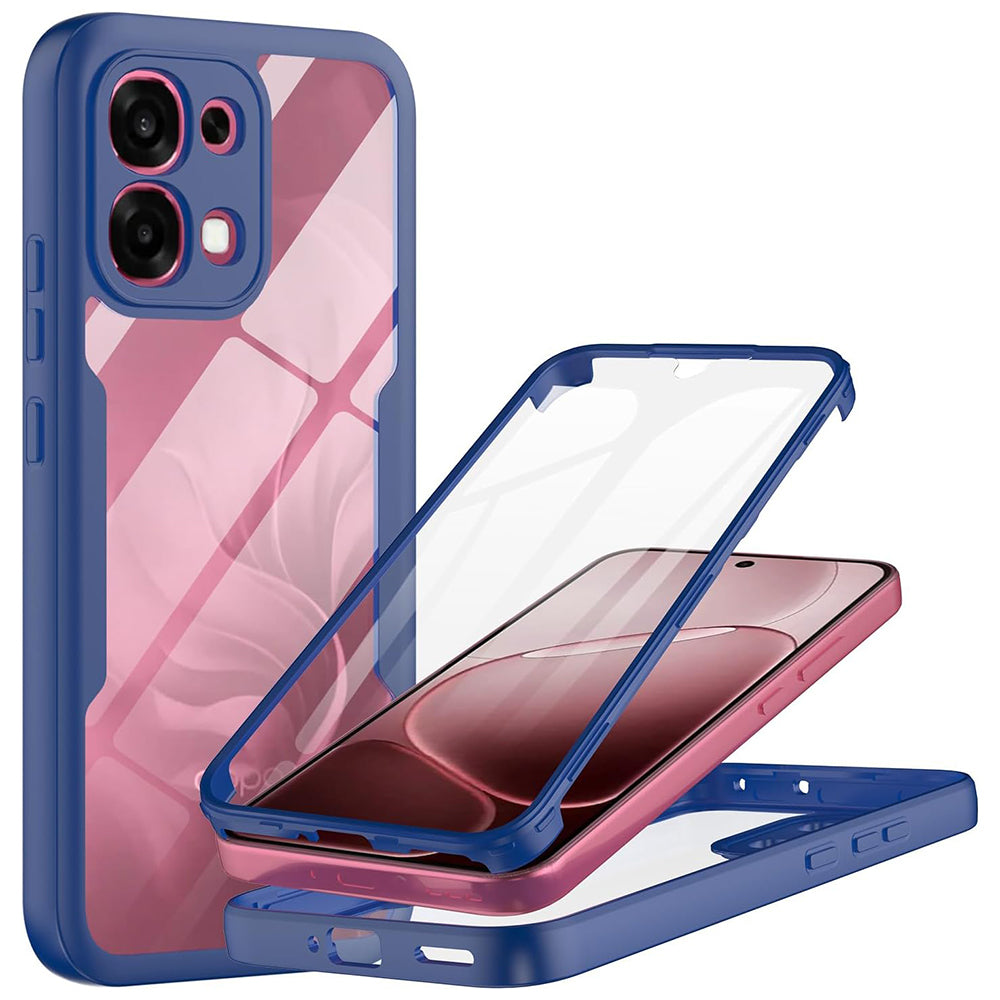 Husa pentru Oppo A6 Pro 5G / A6 Pro 4G, Techsuit, ColorVerse 360, Albastra