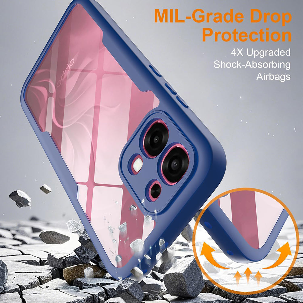 Husa pentru Oppo A6 Pro 5G / A6 Pro 4G, Techsuit, ColorVerse 360, Albastra