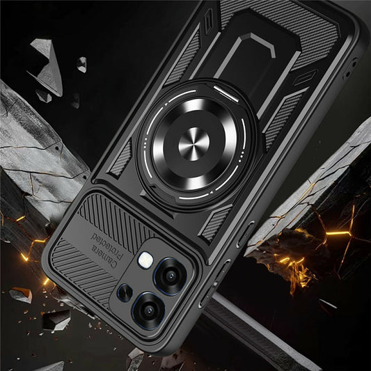 Husa pentru Oppo A6 Pro 5G / A6 Pro 4G, Techsuit, RuggedCam, Mov
