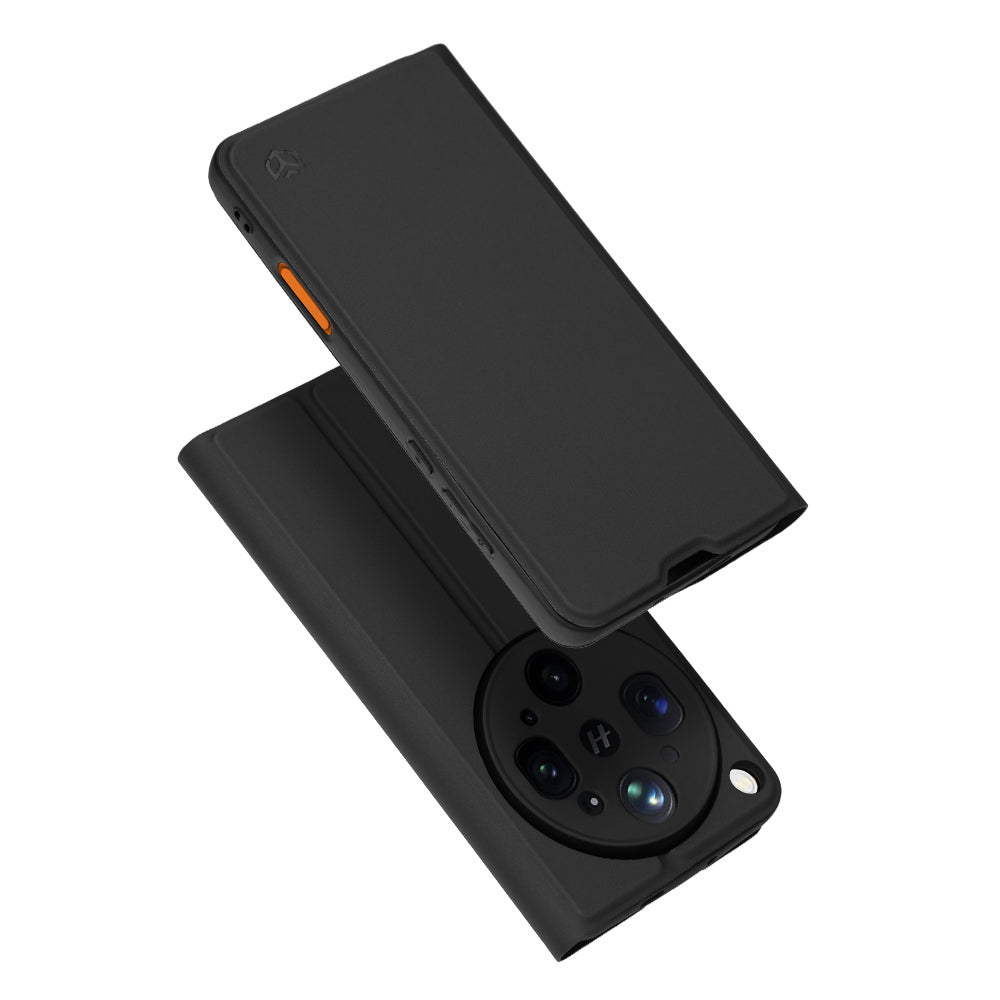 Husa pentru Oppo Find X9 Ultra, Techsuit, Magskin Book, Neagra