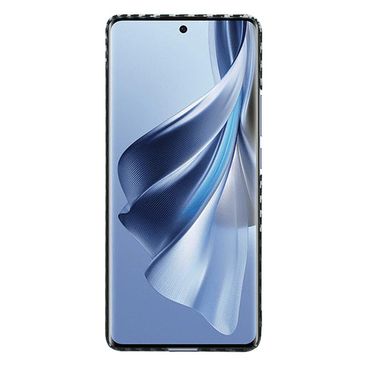 Husa pentru Oppo Reno10 / Reno10 Pro, Techsuit, Carbonite FiberShell, Neagra Gri
