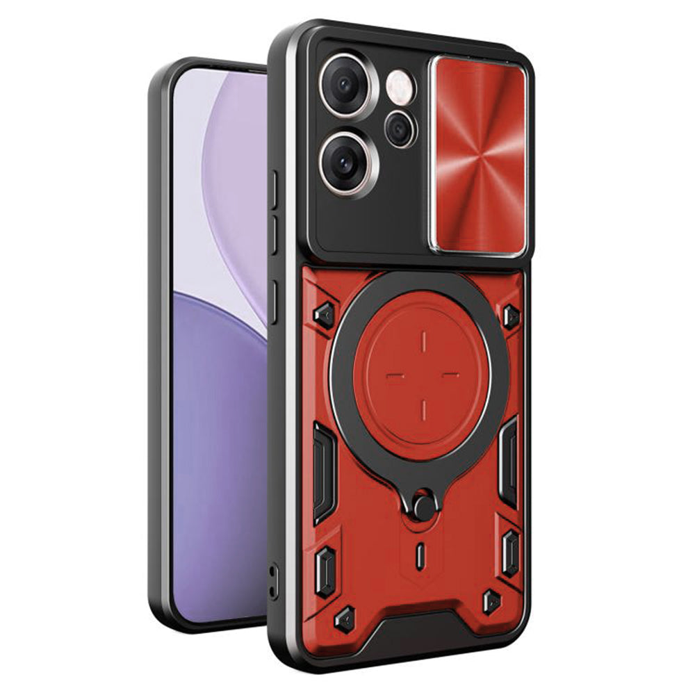 Husa pentru Oppo Reno14 FS 5G / Reno14 F, Techsuit, CamGuard Pro, Rosie