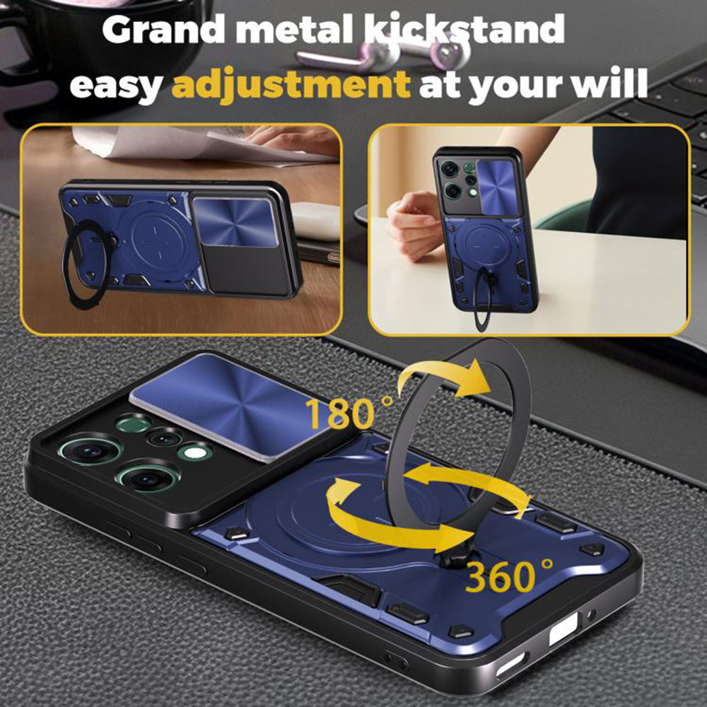 Husa pentru Oppo Reno14 Pro, Techsuit, CamGuard Pro, Neagra