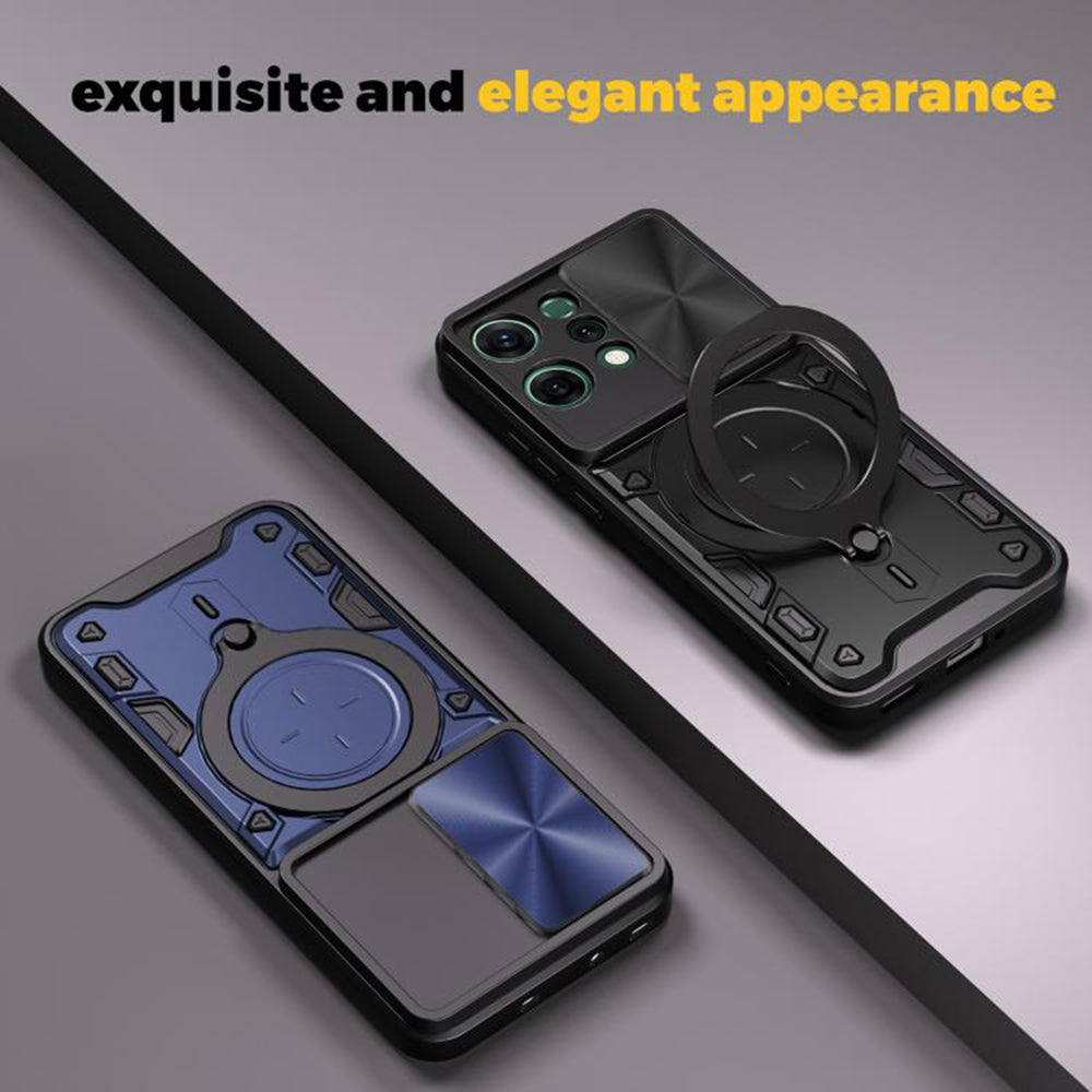 Husa pentru Oppo Reno14, Techsuit, CamGuard Pro, Rosie