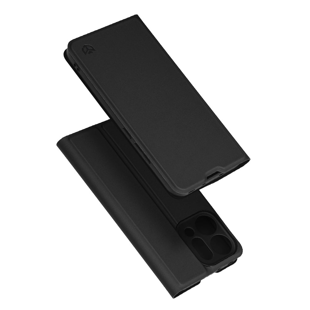 Husa pentru Oppo Reno14, Techsuit, Magskin Book, Neagra