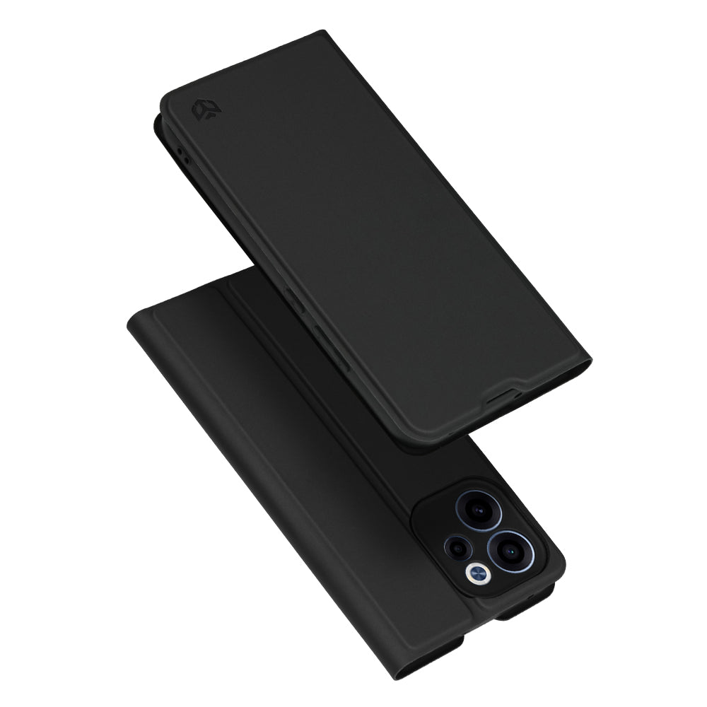 Husa pentru Oppo Reno15 FS / Reno15 F, Techsuit, Magskin Book, Neagra