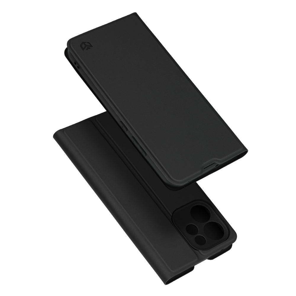 Husa pentru Oppo Reno15 FS / Reno15 F, Techsuit, Magskin Book, Neagra
