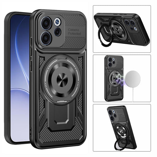 Husa pentru Oppo Reno15 FS / Reno15 F, Techsuit, RuggedCam, Mov