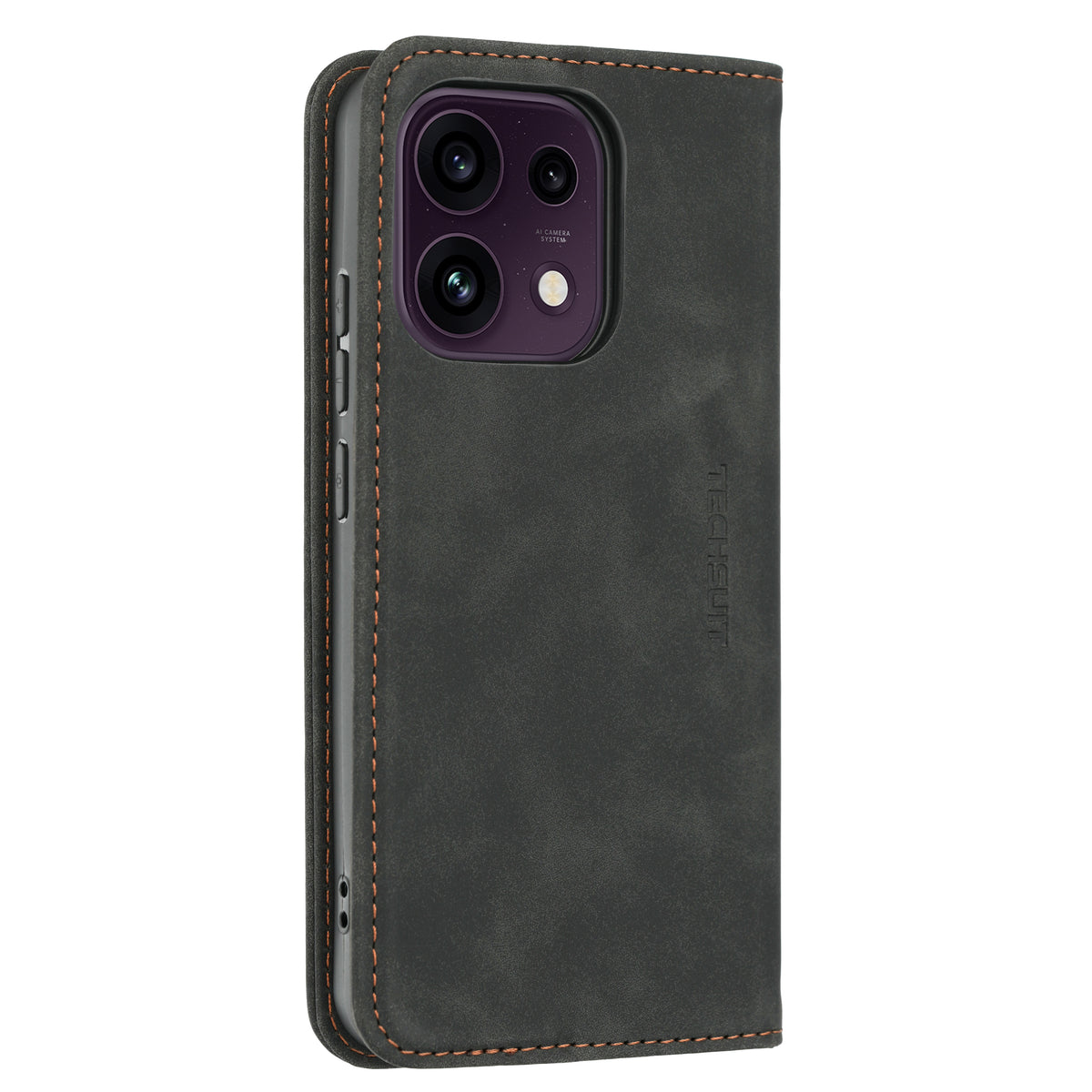 Husa pentru Oppo Reno16 F / Reno16 FS, Techsuit, Confy, Neagra