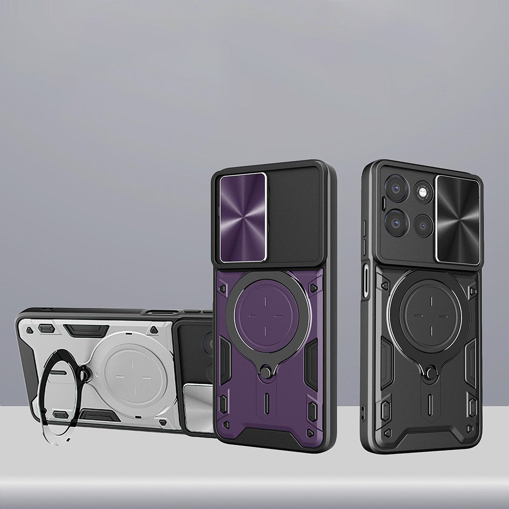 Husa pentru Oppo Reno16 / Reno16 Pro, Techsuit, CamGuard Pro, Albastra
