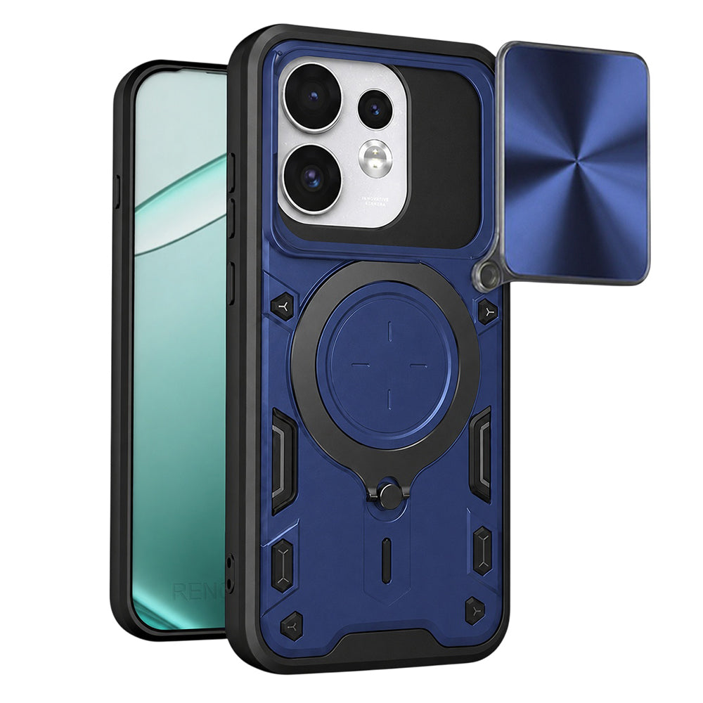 Husa pentru Oppo Reno16 / Reno16 Pro, Techsuit, CamGuard Pro, Albastra