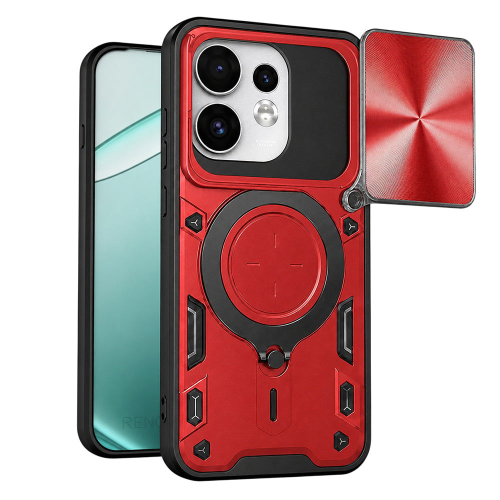 Husa pentru Oppo Reno16 / Reno16 Pro, Techsuit, CamGuard Pro, Rosie