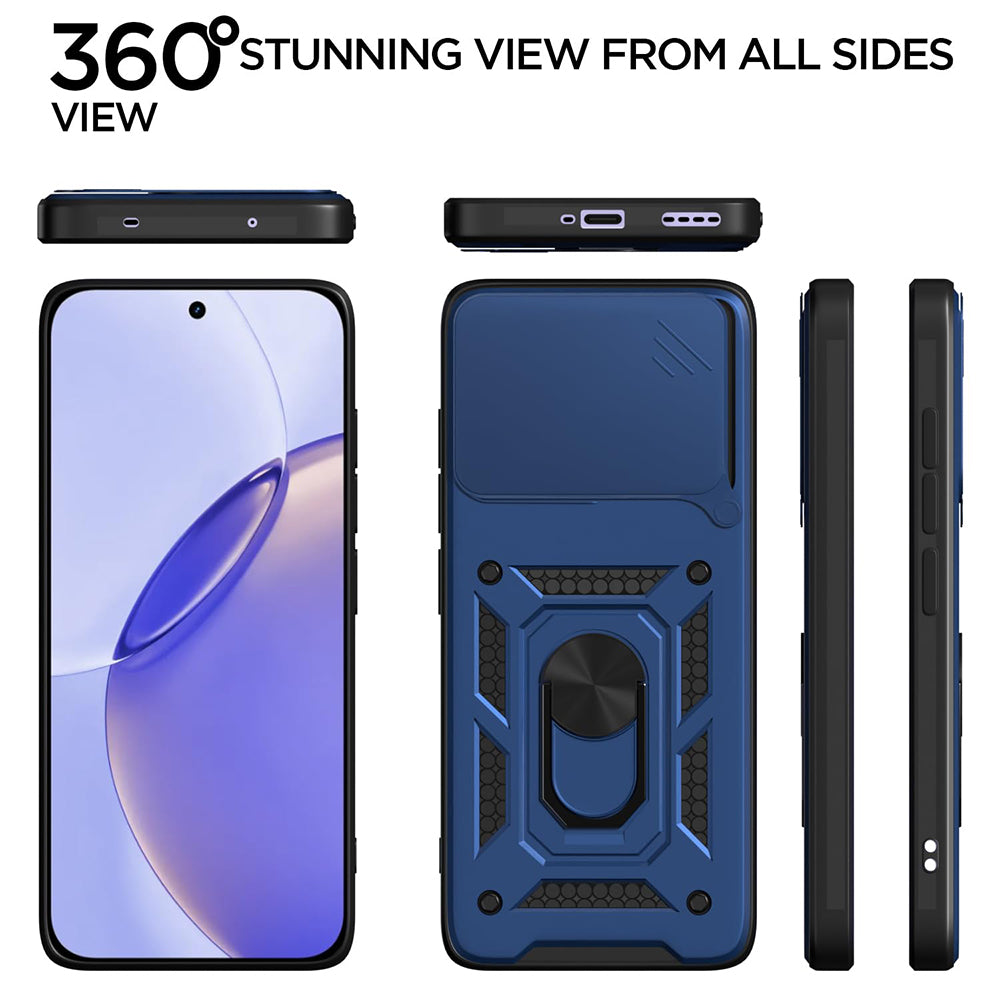 Husa pentru Realme 16 Pro, Techsuit, CamShield, Albastra