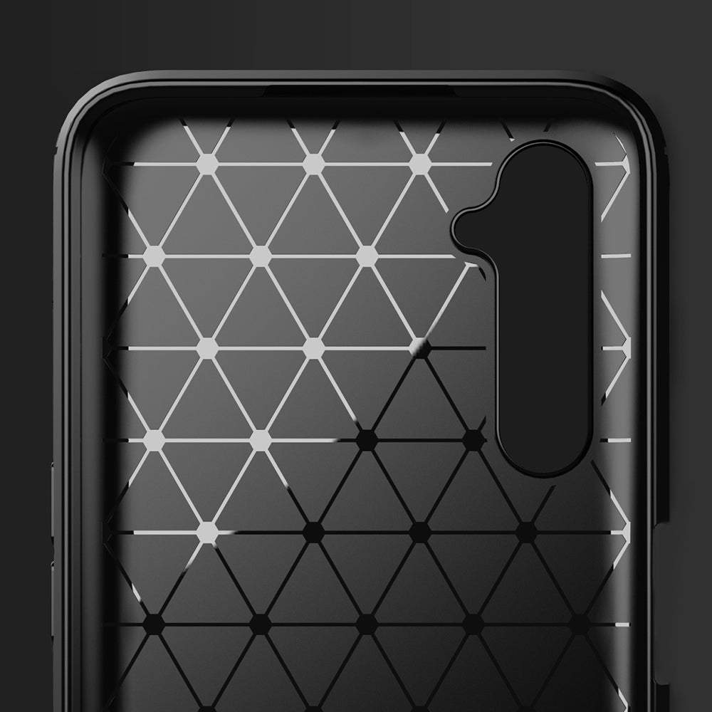 Husa pentru Realme 6 Pro, Techsuit, Carbon, Neagra