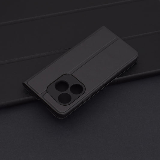 Husa pentru Realme GT 6T / GT 6, Techsuit, Magskin Book, Neagra