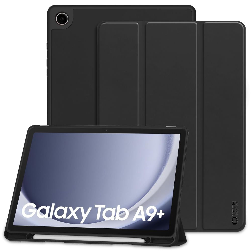 Husa pentru Samsung Galaxy Tab A11+ / Tab A9+, Tech-Protect, SC PEN, Neagra