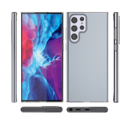 Husa pentru Samsung Galaxy S22 Ultra 5G S908, OEM, Ultra Slim, 0.5mm, Transparenta