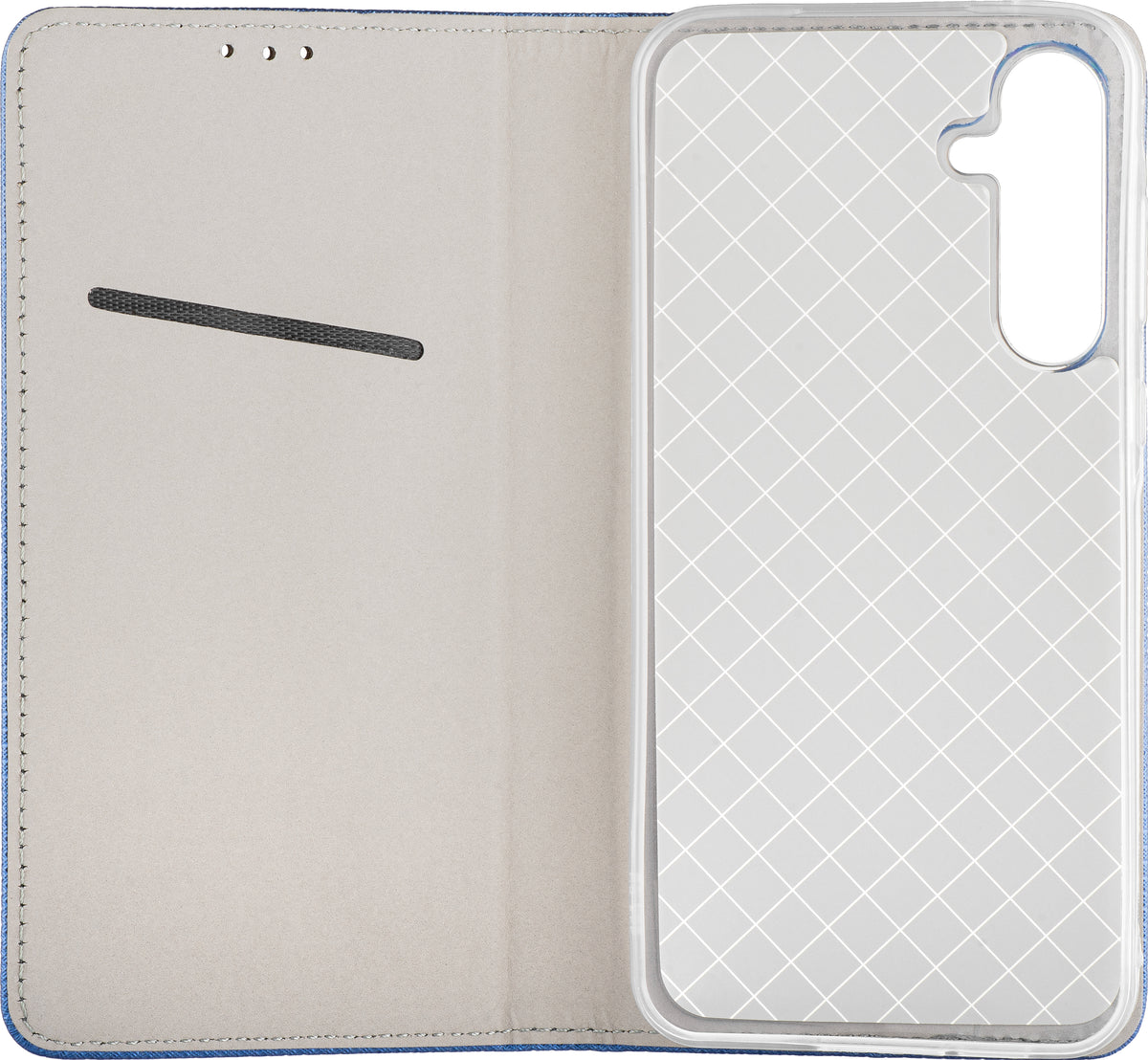 Husa pentru Samsung Galaxy A51 A515, OEM, Smart Magnet, Bleumarin