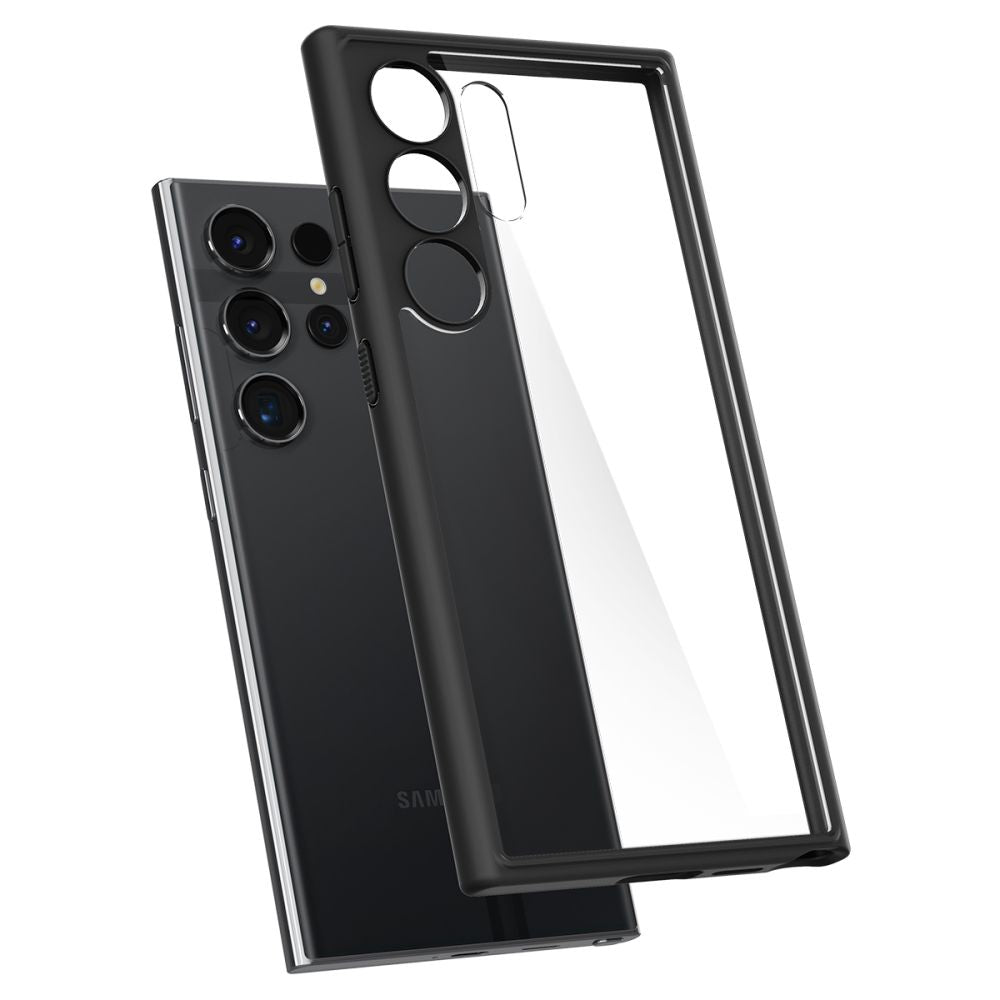 Husa pentru Samsung Galaxy S24 Ultra S928, Spigen, Ultra Hybrid, Neagra Mata ACS07295