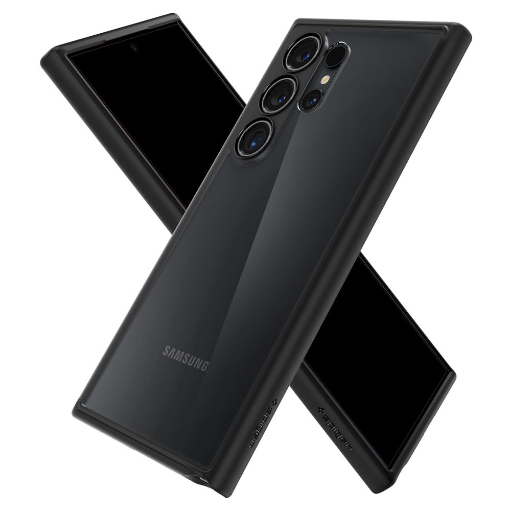 Husa pentru Samsung Galaxy S24 Ultra S928, Spigen, Ultra Hybrid, Neagra Mata ACS07295