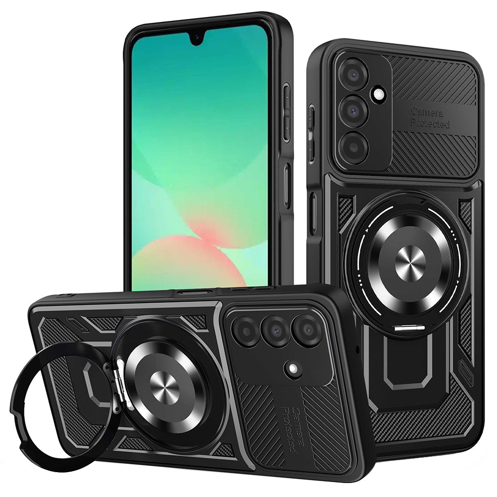 Husa pentru Samsung Galaxy A26 A266, Techsuit, RuggedCam, Neagra