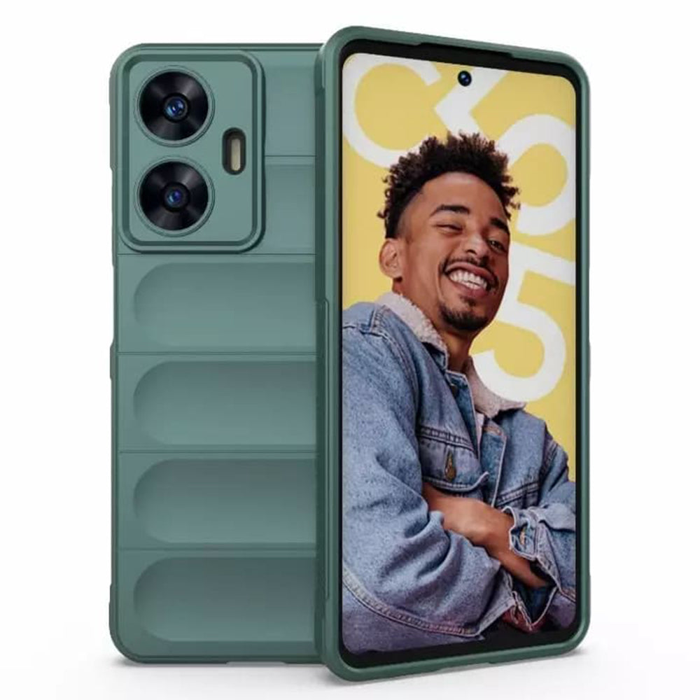 Husa pentru Samsung Galaxy A07 4G A075, Techsuit, Magic Shield, Verde