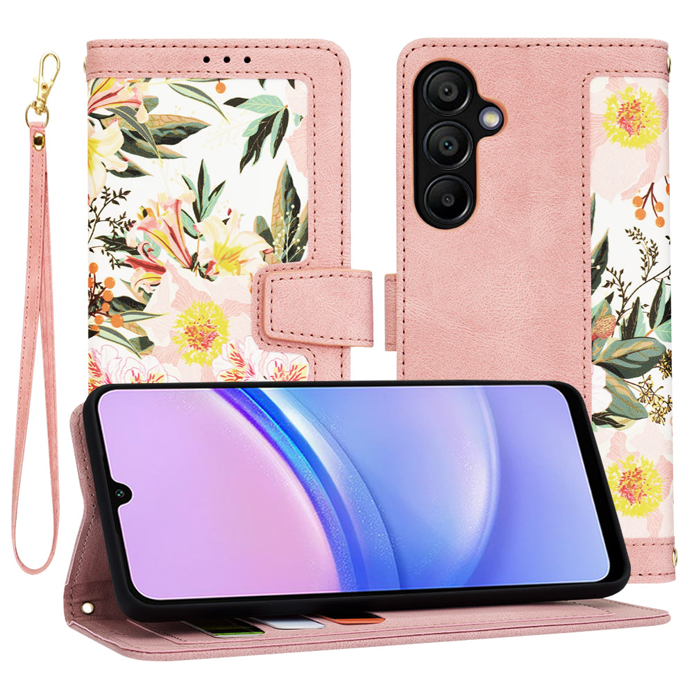 Husa pentru Samsung Galaxy A15 5G A156 / A15 A155, Techsuit, FlipCraft, Roz