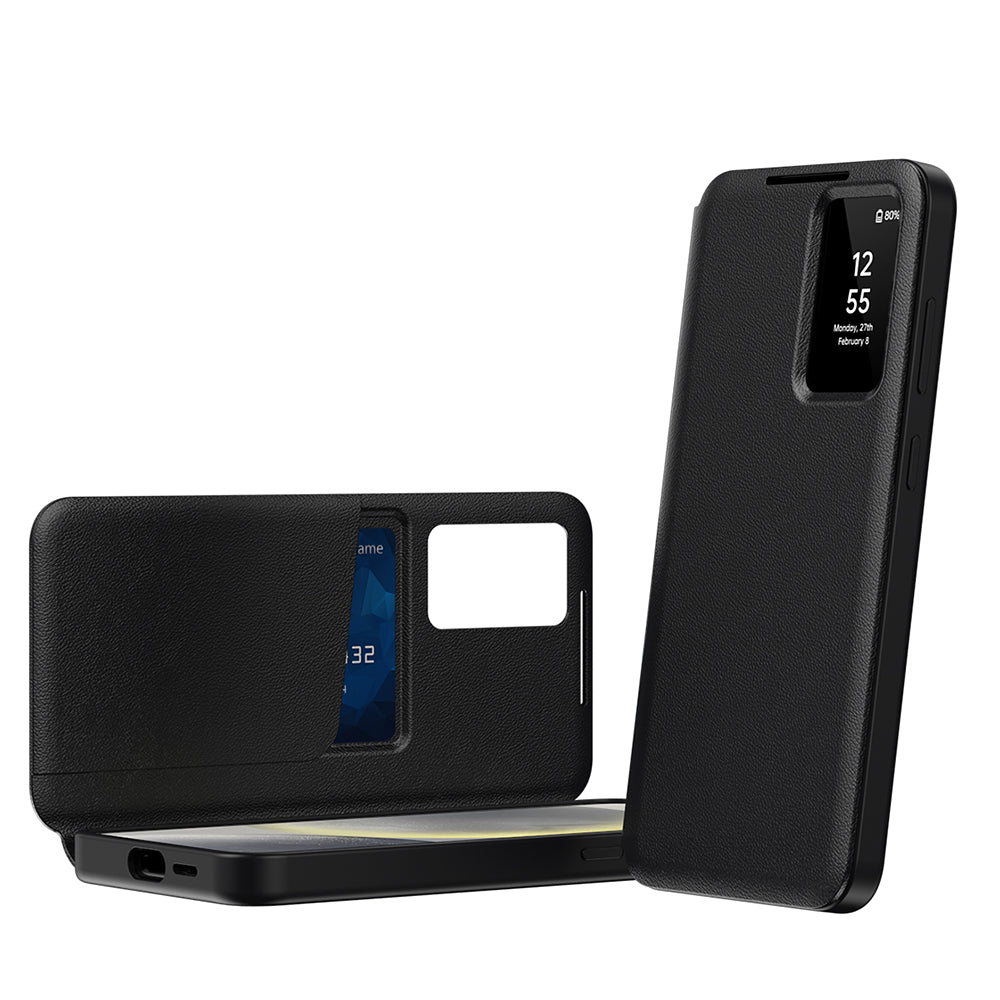 Husa pentru Samsung Galaxy A16 5G A166 / A16 4G A165, Techsuit, SmartView, Neagra
