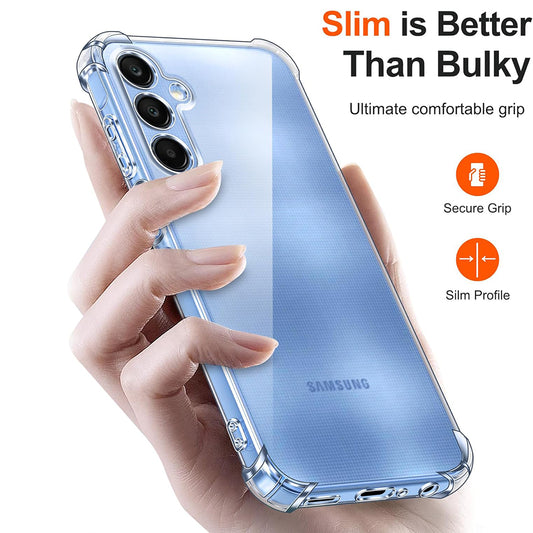 Husa pentru Samsung Galaxy A25 A256, Techsuit, Shockproof Clear, Transparenta