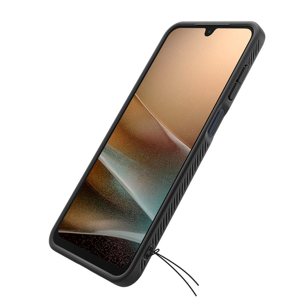 Husa pentru Samsung Galaxy A26 A266, Spigen, Liquid Air, Neagra Mata ACS09290