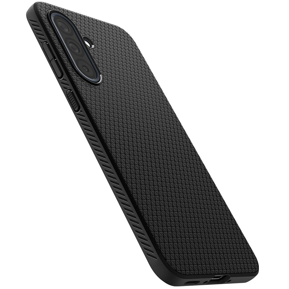 Husa pentru Samsung Galaxy A36 A366, Spigen, Liquid Air, Neagra Mata ACS09199