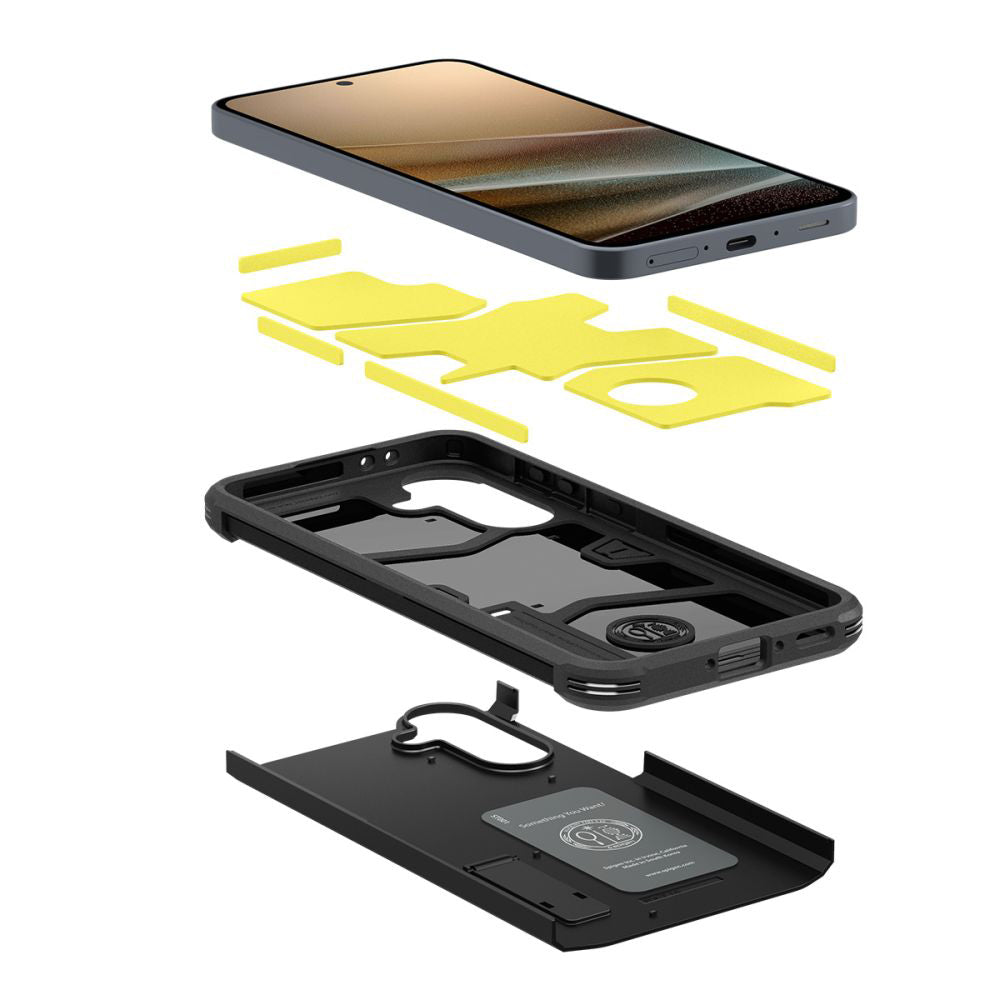 Husa pentru Samsung Galaxy A36 A366, Spigen, Tough Armor, Neagra ACS09166