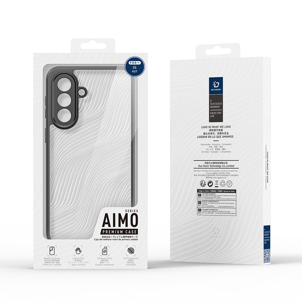 Husa pentru Samsung Galaxy A37 5G, DUX DUCIS, Aimo, Neagra