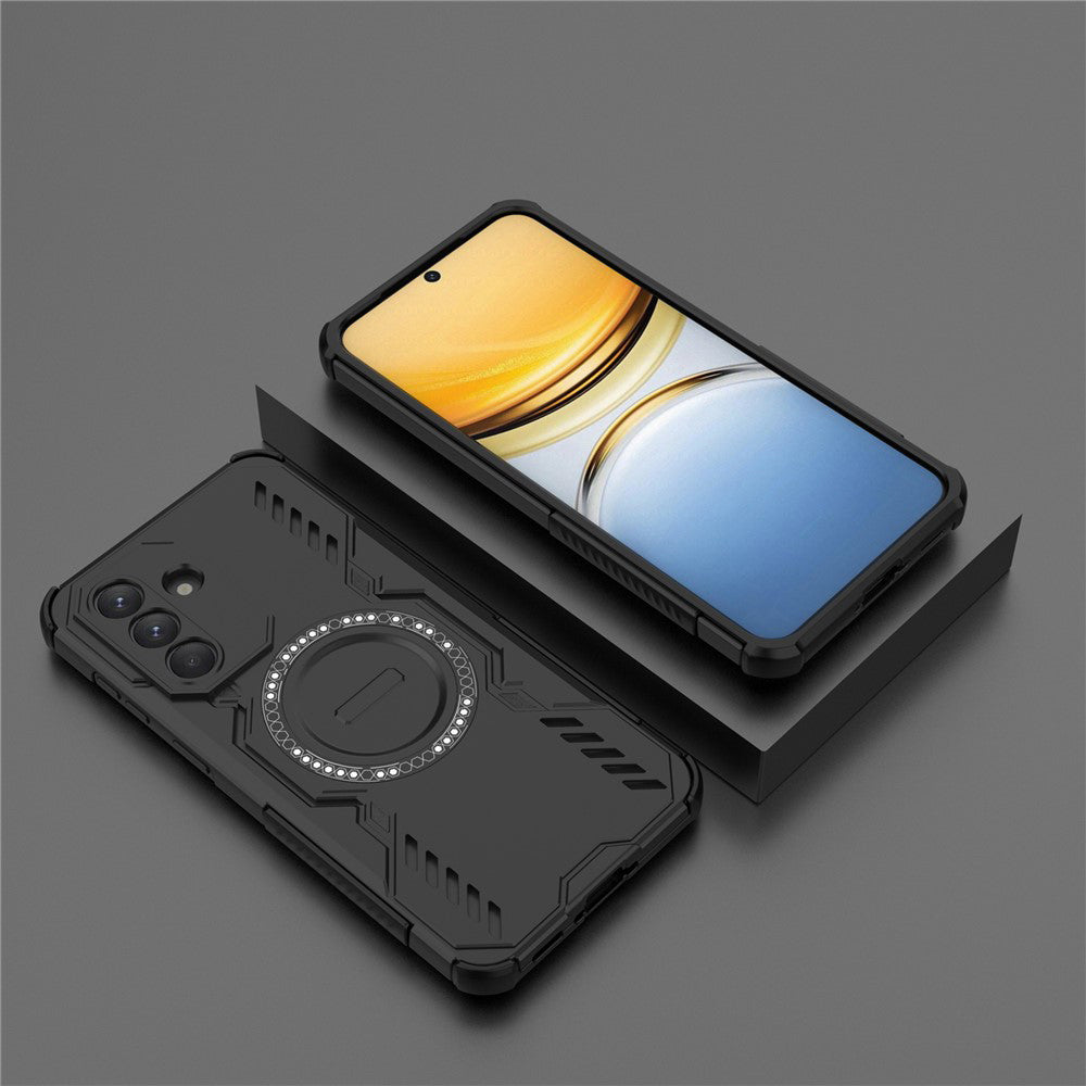 Husa MagSafe pentru Samsung Galaxy A37 5G, Techsuit, ArmorMag, Neagra