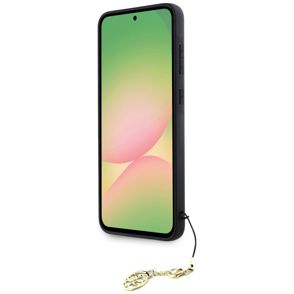 Husa pentru Samsung Galaxy A56 A566, Guess, 4G Charm, Neagra