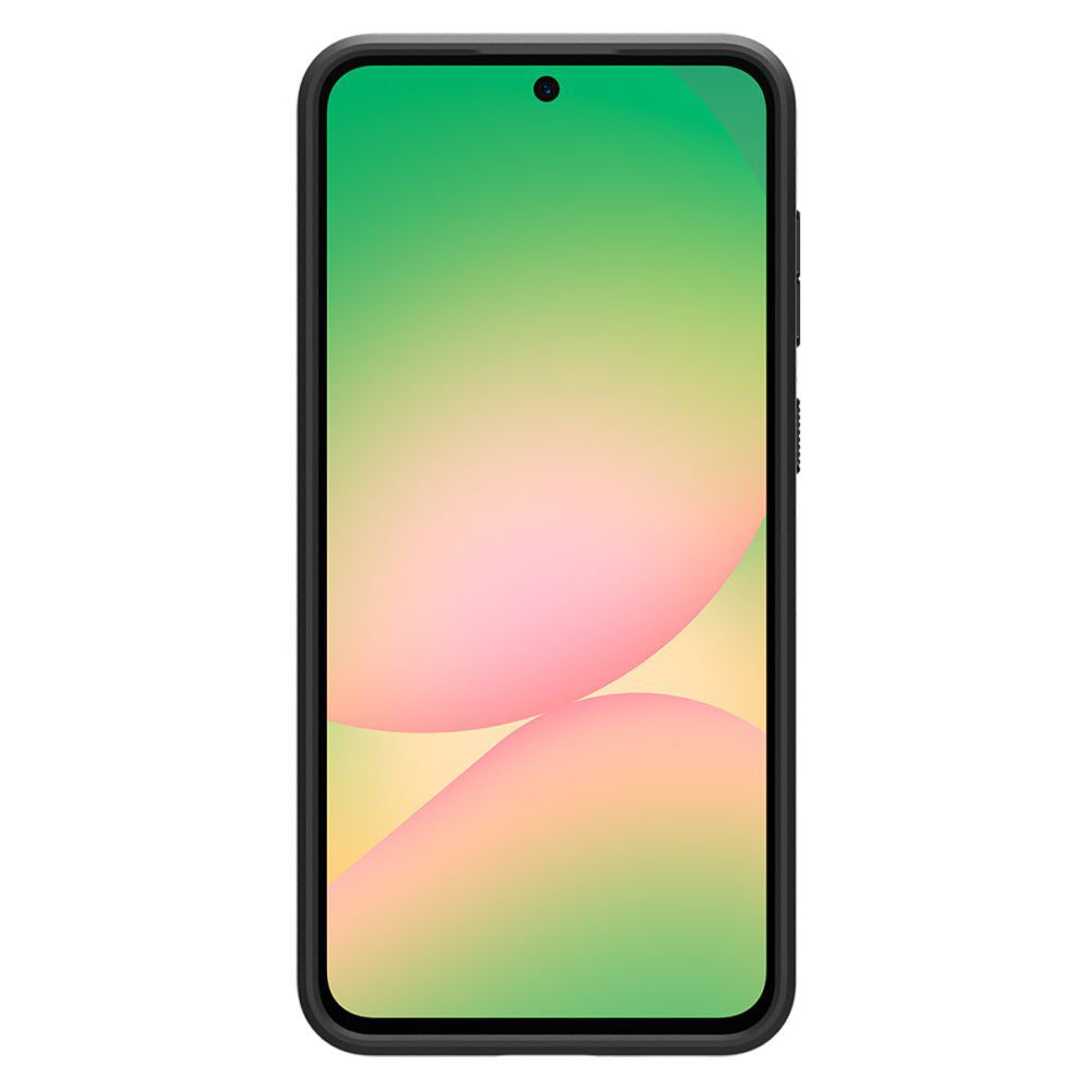 Husa pentru Samsung Galaxy A56 A566, Spigen, Liquid Air, Neagra Mata ACS09291