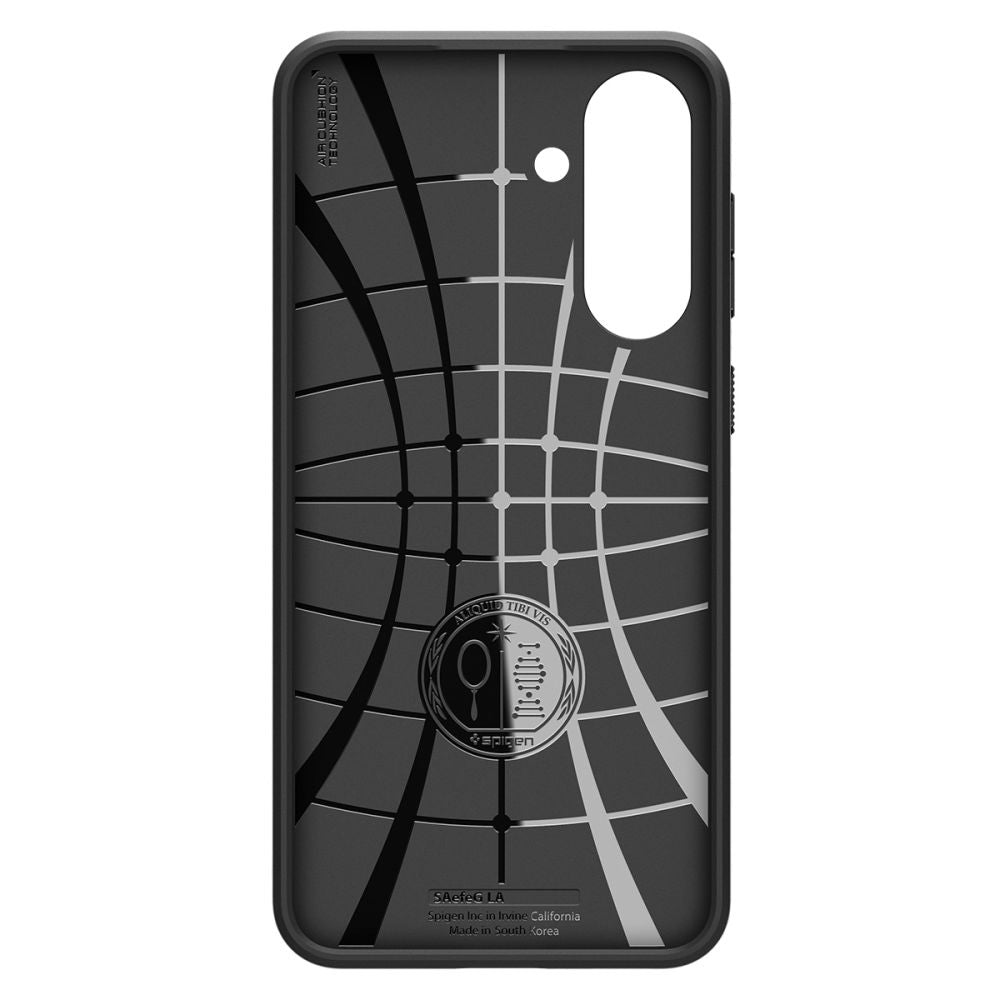 Husa pentru Samsung Galaxy A56 A566, Spigen, Liquid Air, Neagra Mata ACS09291