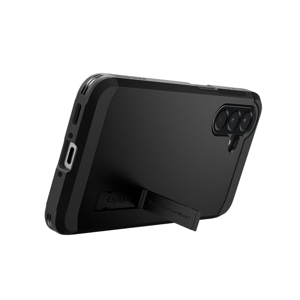 Husa pentru Samsung Galaxy A56 A566, Spigen, Tough Armor, Neagra ACS09294