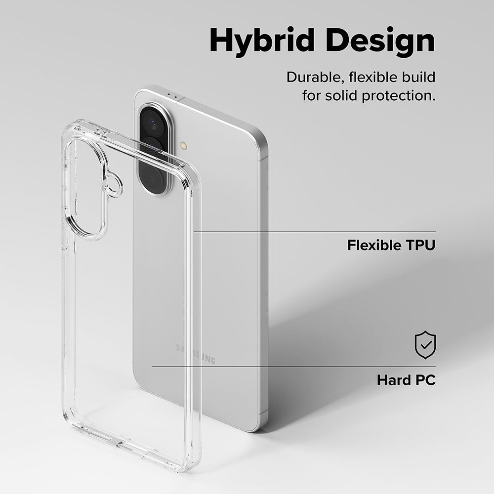 Husa pentru Samsung Galaxy A57 5G, Ringke, Fusion, Transparenta
