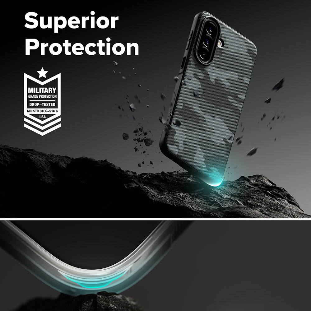 Husa pentru Samsung Galaxy A57 5G, Ringke, Onyx, Camuflaj