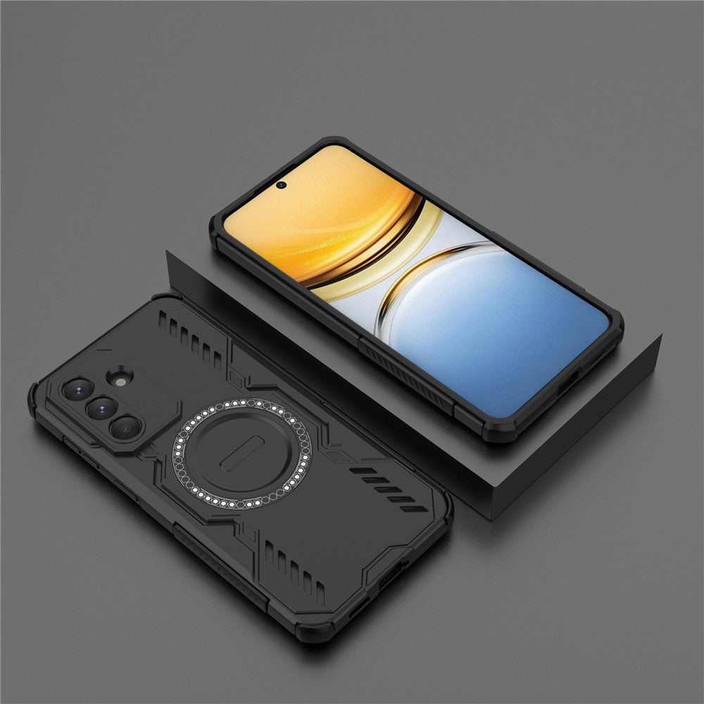 Husa MagSafe pentru Samsung Galaxy A57 5G, Techsuit, ArmorMag, Neagra