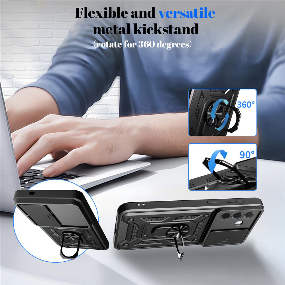 Husa pentru Samsung Galaxy A57 5G, Techsuit, CamShield, Roz Aurie