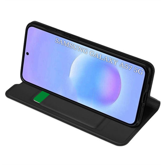 Husa pentru Samsung Galaxy A57 5G, Techsuit, Magskin Book, Neagra