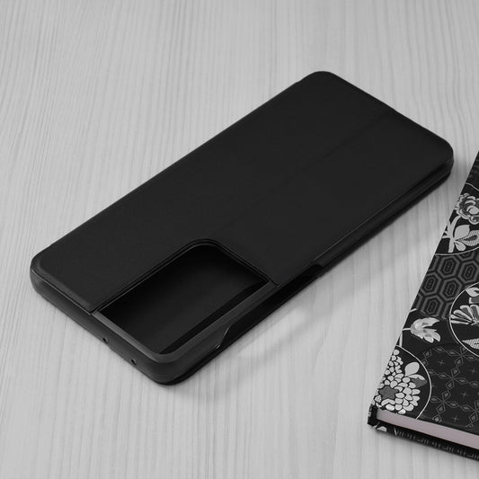 Husa pentru Samsung Galaxy S21 Ultra 5G G998, Techsuit, eFold, Neagra