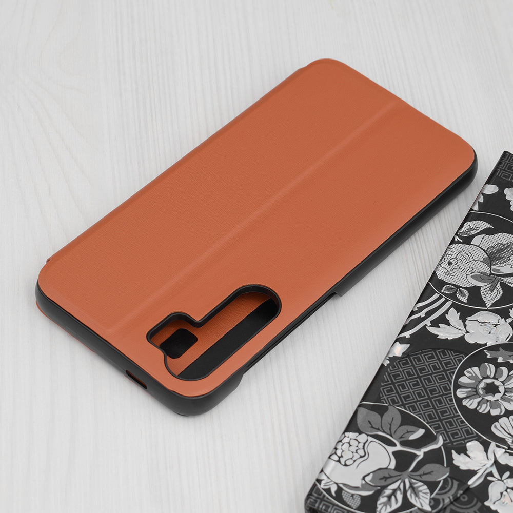 Husa pentru Samsung Galaxy S23 FE S711, Techsuit, eFold, Portocalie
